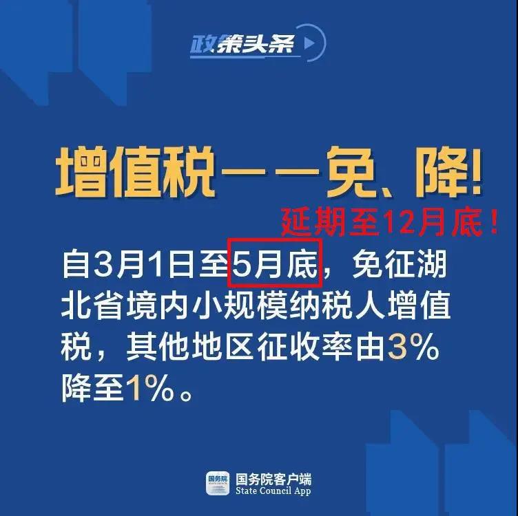 官宣！小規模3%降至1%延期至12月31日！更有中小微免社保，小微免殘保金，小型微利免所得稅……